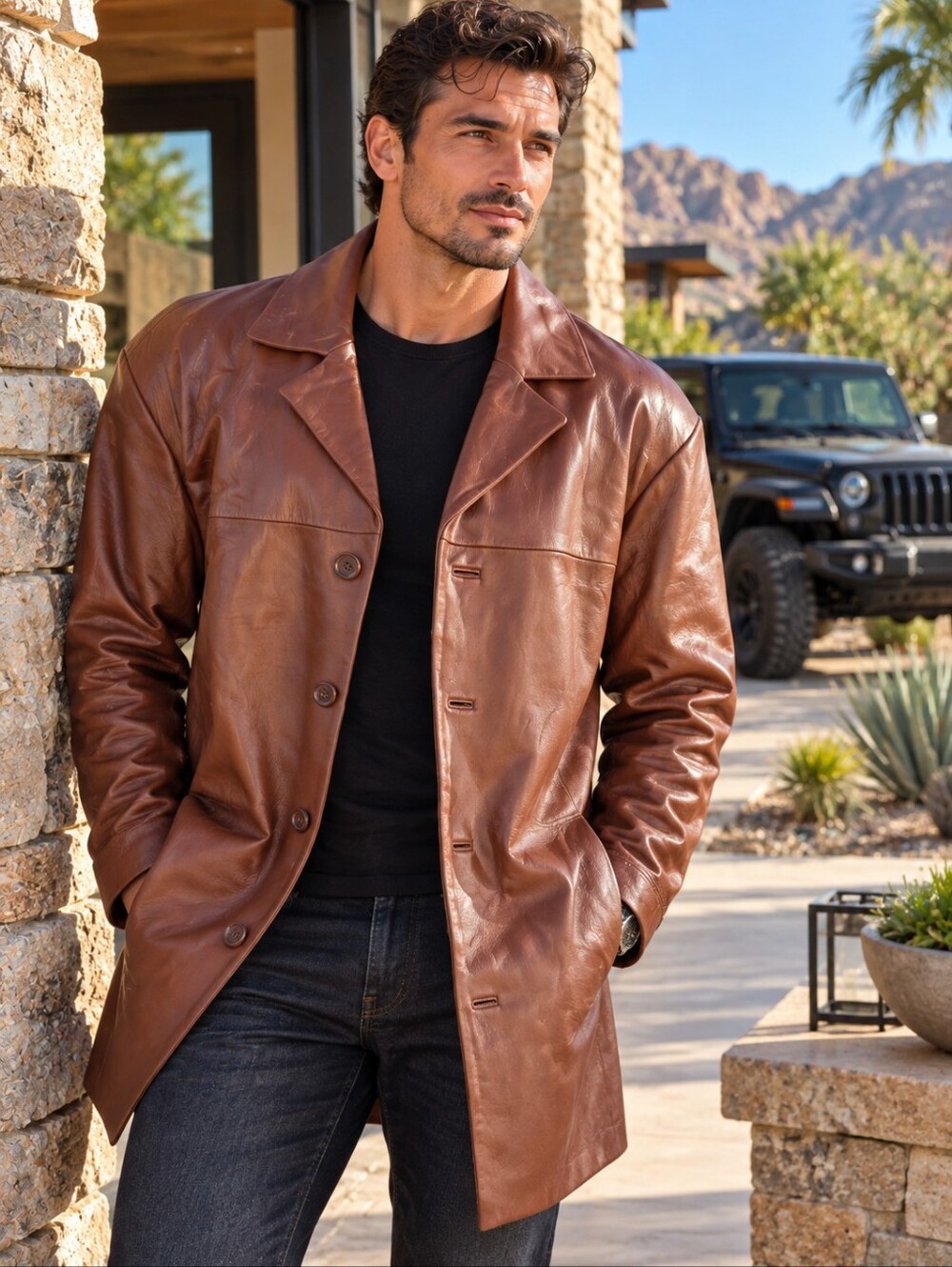 Vintage leather. Classic style. Serious character. 🤎
